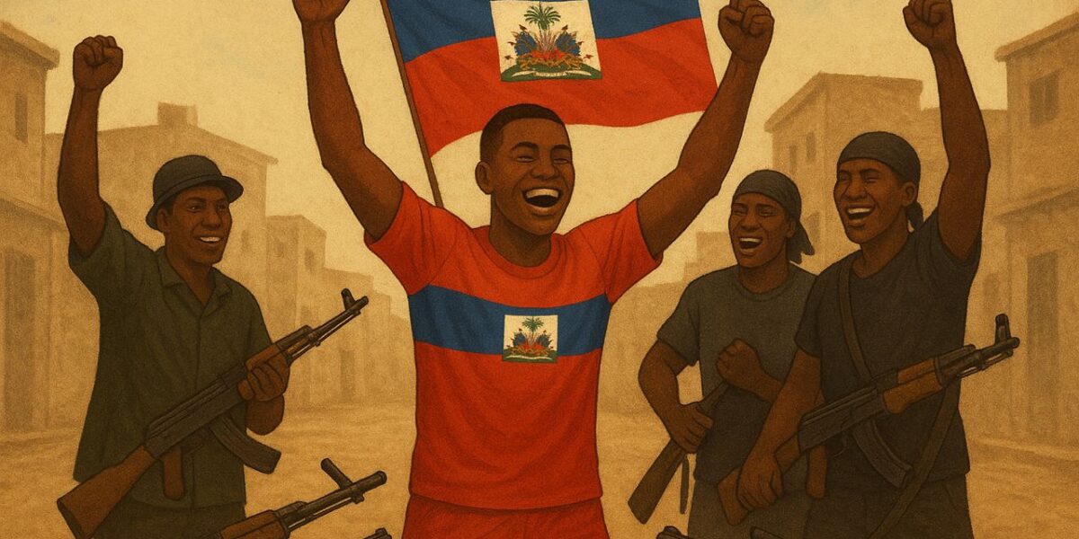 Quand un but peut faire taire les armes : Haïti rêve de Coupe du Monde et de PAIX.  Quand un but peut faire taire les armes : Haïti rêve de Coupe du Monde et de PAIX.
